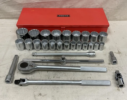 PROTO J55104A Socket Set 3/4" Drive 29 pcs