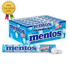 Chewy Mint Candy Roll Mint Non Melting Party 14 Count (Pack of 15)  Packaging