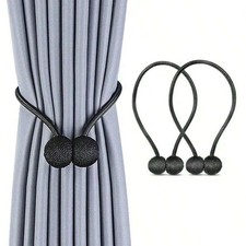 Magnetic Curtain Tiebacks 2pcs Curtain Holder Clips Tie Bands Window Home Decor