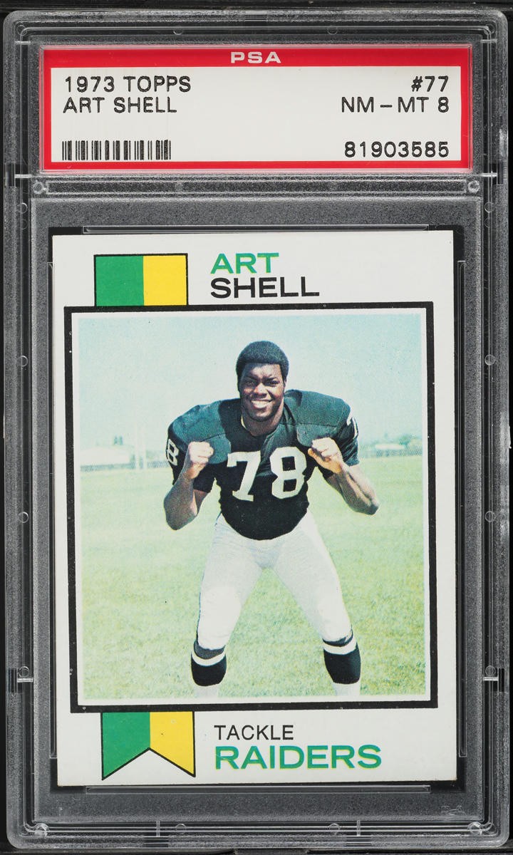 1973 Topps #77 Art Shell Rookie PSA 8 NM-MT HOF