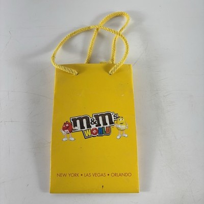 M&M's WORLD Chocolate Candy MINI GLOSSY Shopping GIFT Paper STORE BAG