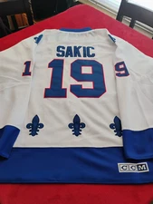 NWT Joe Sakic #19 CCM Quebec Nordiques Jersey