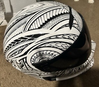 Ruroc Atlas XL Helmet and Four Extra Visors. Used.