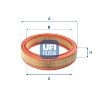 UFI Luftfilter Filtereinsatz FüR VW Lupo 1.0 Polo 60 1.4 Seat Arosa Ibiza II
