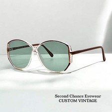 Silhouette SPX M1793 Vintage Sunglasses w/New, Custom Aquamarine Lenses-Austria