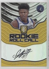 2017 Panini Totally Certified Rookie Roll Call Gold 8/10 Justin Patton Auto 0cz3