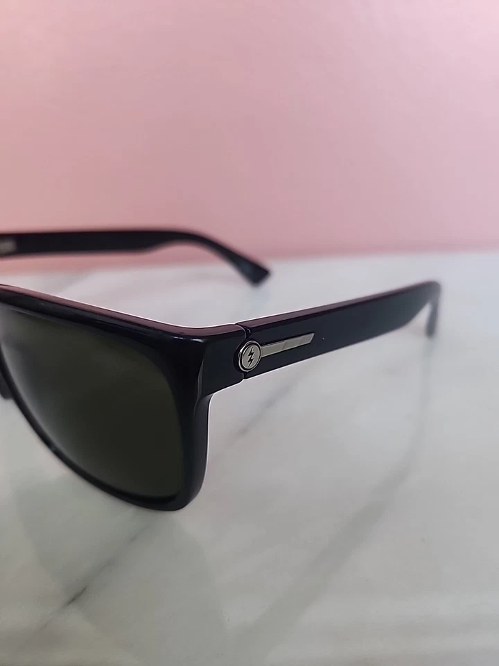 Gafas de sol eléctricas Knoxville XL - Marco negro lentes verdes estilo clásico - Leer Foto 2 de 4