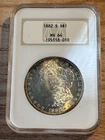 1882-S Morgan Silver Dollar Coin - NGC MS 64 OLDER SLAB