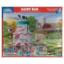 White Mountain - Dairy Bar 1000 pc. Jigsaw Puzzle 24x30"