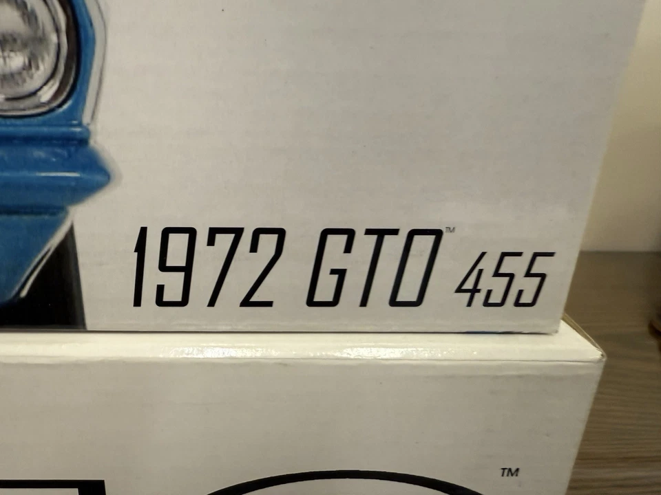GMP G2401203 1972 Pontiac GTO 455 Limited Edition Blue/white 1:24 1 OF 1000 FS - Image 2 of 4