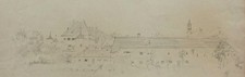 Willi Schmid Holy Drawing Crayons Expressionism Original Signed 1934