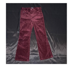 Polo Ralph Lauren Girls Corduroy Ankle Pants Burgundy Size 12