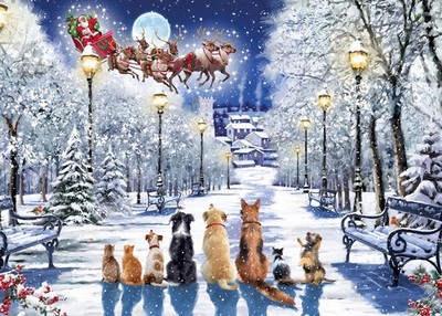 Watching The Sleigh - 1000-teiliges Puzzle