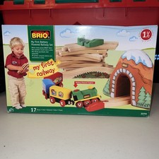 Vintage BRIO My First Railway Battery Powered Railway Set TESTED