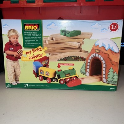 Vintage BRIO My First Railway Battery Powered Railway Set TESTED