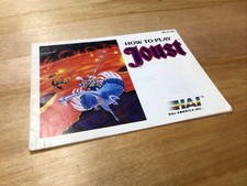 Joust 1988 - Nintendo NES - MANUAL ONLY