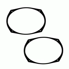 Metra 82-6902 Stackable Spacer Universal 1/2" High-Temp 6x9" ABS Plastic Speaker