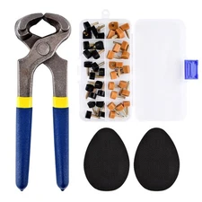 20Pairs High Heel Tip(5 Sizes) with 2pcs Anti-Slip Pad and Pliers, Profession...