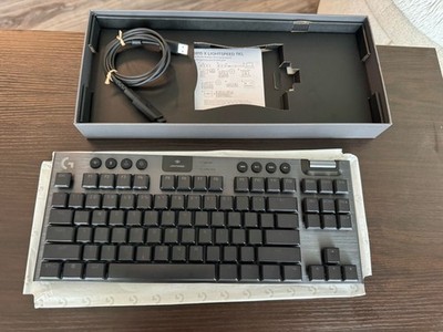 Logitech G915 TKL Tenkeyless Lightspeed Gaming Keyboard - Carbon English Tactile