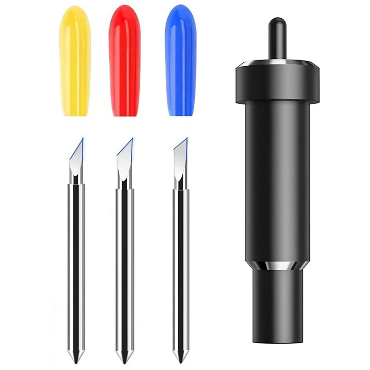 3x Deep Cut Blades+Blade Housing For Cricut Explore 3 / Air 2