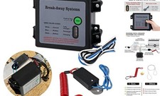 12V Trailer Breakaway Kit with LED Test Light - Electric Break Away System,