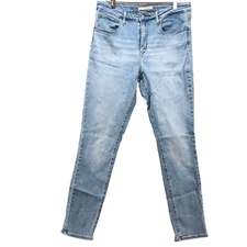 Levis 721 High Rise Skinny Jeans Womens 31 12 Zip Fly High Rise Stretch Classic