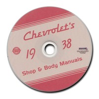 1938 Chevrolet Cd-Rom Shop Manuell Und KöRper Service 38 Reparatur Set Auf Cd