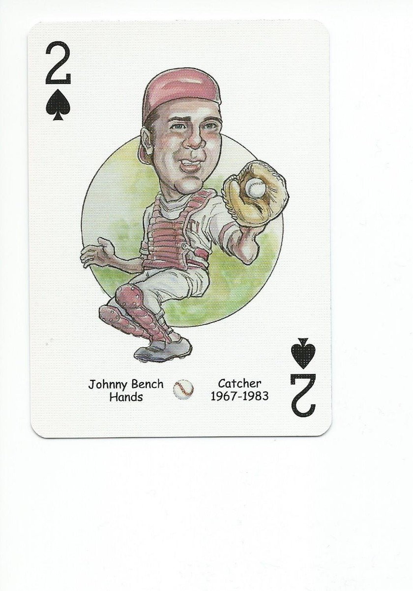 JOHNNY BENCH Herodecks Baseball card Cincinnati Reds NR MT