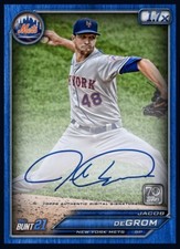 [DIGITAL CARD] Topps Bunt 2021 JACOB deGROM - TIER 4 BLUE SIG BASE AWARD, METS