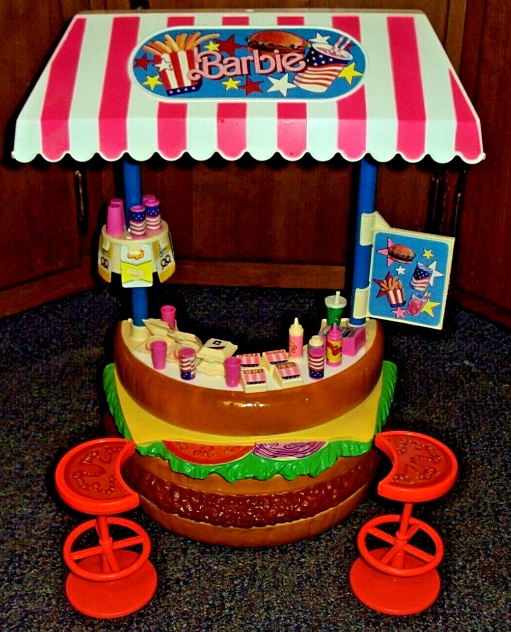 barbie hamburger stand