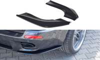 CUP Diffusor Seiten Ansatz Schwarz FüR BMW X5 E70 FL M Paket Rear Flaps Heck