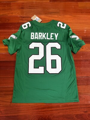 Saquon Barkley #26 Philadelphia Eagles Nike FUSE Jersey Kelly