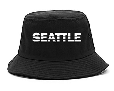 Seattle Washington State City College University Bucket Hat