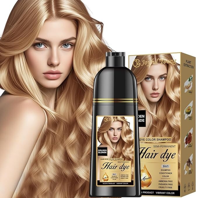 Hair Dye Shampoo With Natural Ingredients Gray Hair Coverage