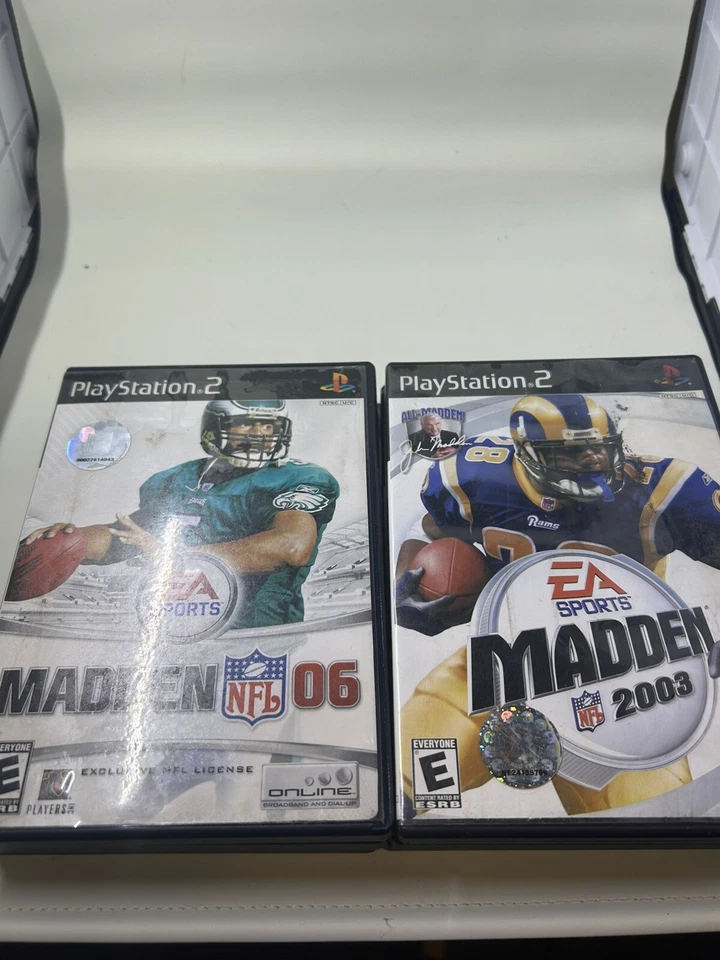 PS2 Football Lot of 6- (Madden '03, 04’, 06’CIB) - (NFL 2K5 - No Manual) Tested - Image 4 of 4