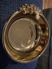 Scandia Present 24 Kt Gold Electro Plated Dish with Grape Cluster Raised — photo 1