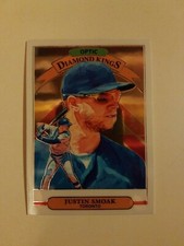 2019 Donruss Optic Justin Smoak #4 Diamond Kings Toronto Blue Jays Panini