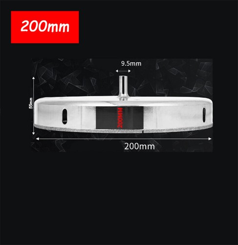 Diamantbohrer Lochbohrer 6mm-200mm Fliesenbohrer Für Glas Marmor Granit Keramik - Bild 57 von 57