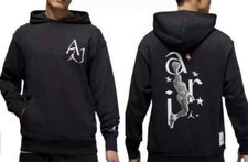 Air Jordan Sport DNA Fleece French Terry Pullover Hoodie Black Mens XL