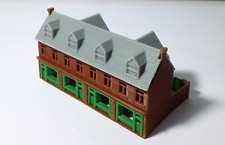 Outland Models Train Railway Layout Victorian City Building Shop Row Z Gauge