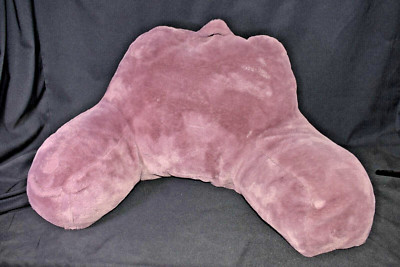 Cupcakes and Cashmere Backrest Pillow Purple w/ Pocket & Handle