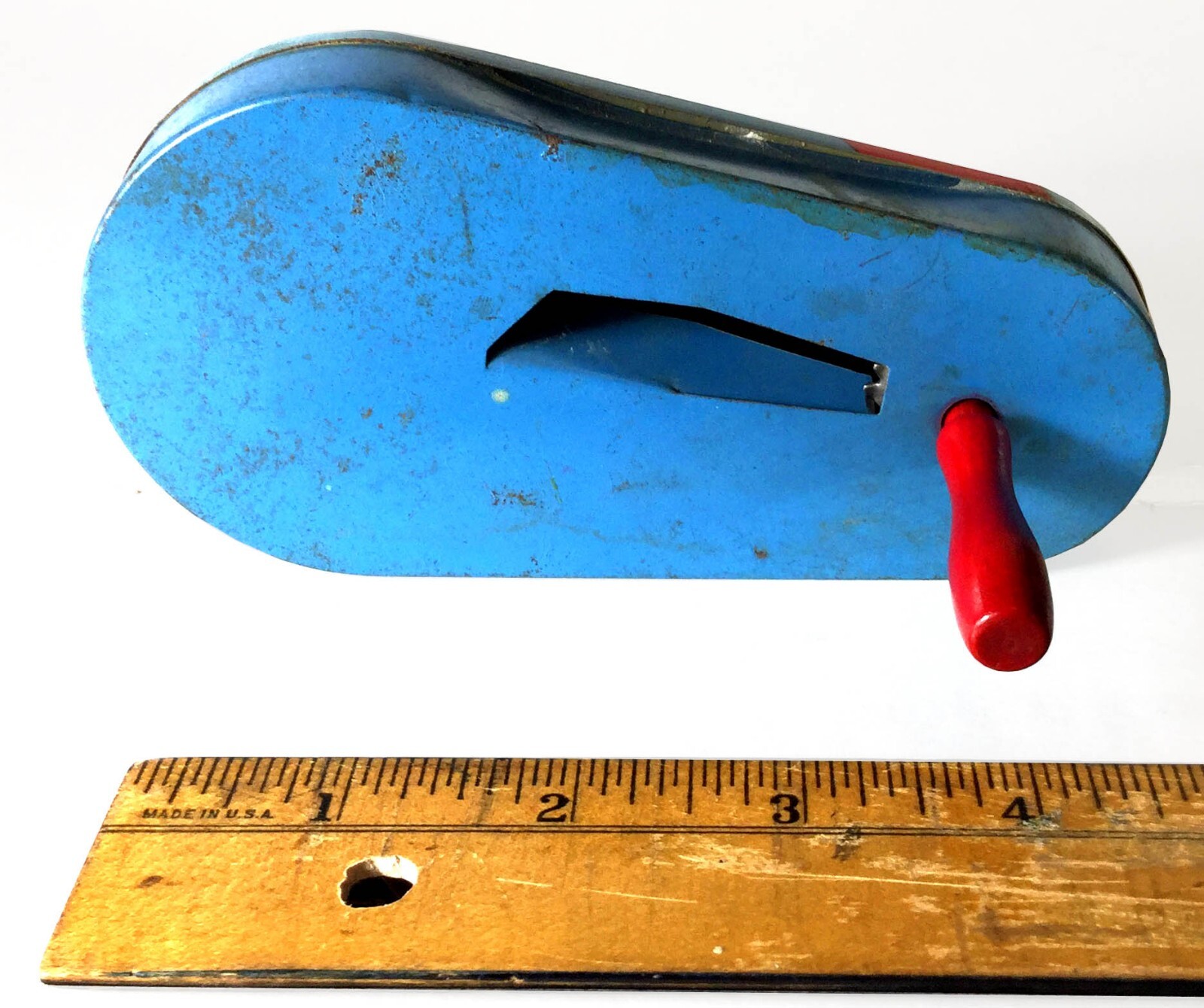 Vintage Tin Litho Teens Dancing Music Rachet Noisemaker (Circa 1940's)  T. Cohn