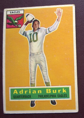 1956 Topps Adrian Burk (Philadelphia Eagles) #88 VG