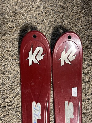 K2 World Piste 167cm Telemark Skis Red/White | eBay