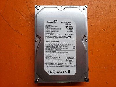       HDD Hard Drive SATA Desktop 3.5'' Seagate ST3250624AS 250GB