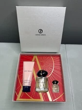 Giorgio Armani My Way Perfume and 2.5 fl Oz Body Lotion Gift Set Boxed Lot of 3
