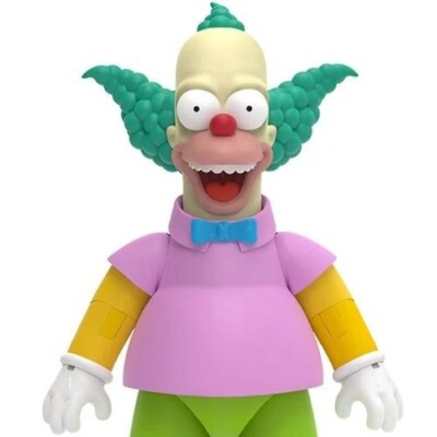 レア　Krusty the Clown トーキングフィギュア The Simpsons Ultimates Krusty the Clown 7-Inch Action Figure