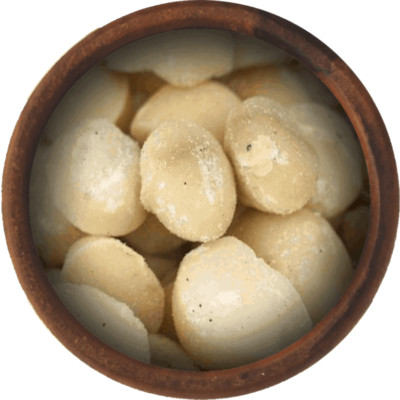 Bulk Raw Macadamia Nuts, Unsalted 10 Pound Wholesale Box