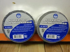2 Pack - Intertape AC698 UL181 Film, 1.88In. x 120 Yd, Metalized HVAC Tape, 210F