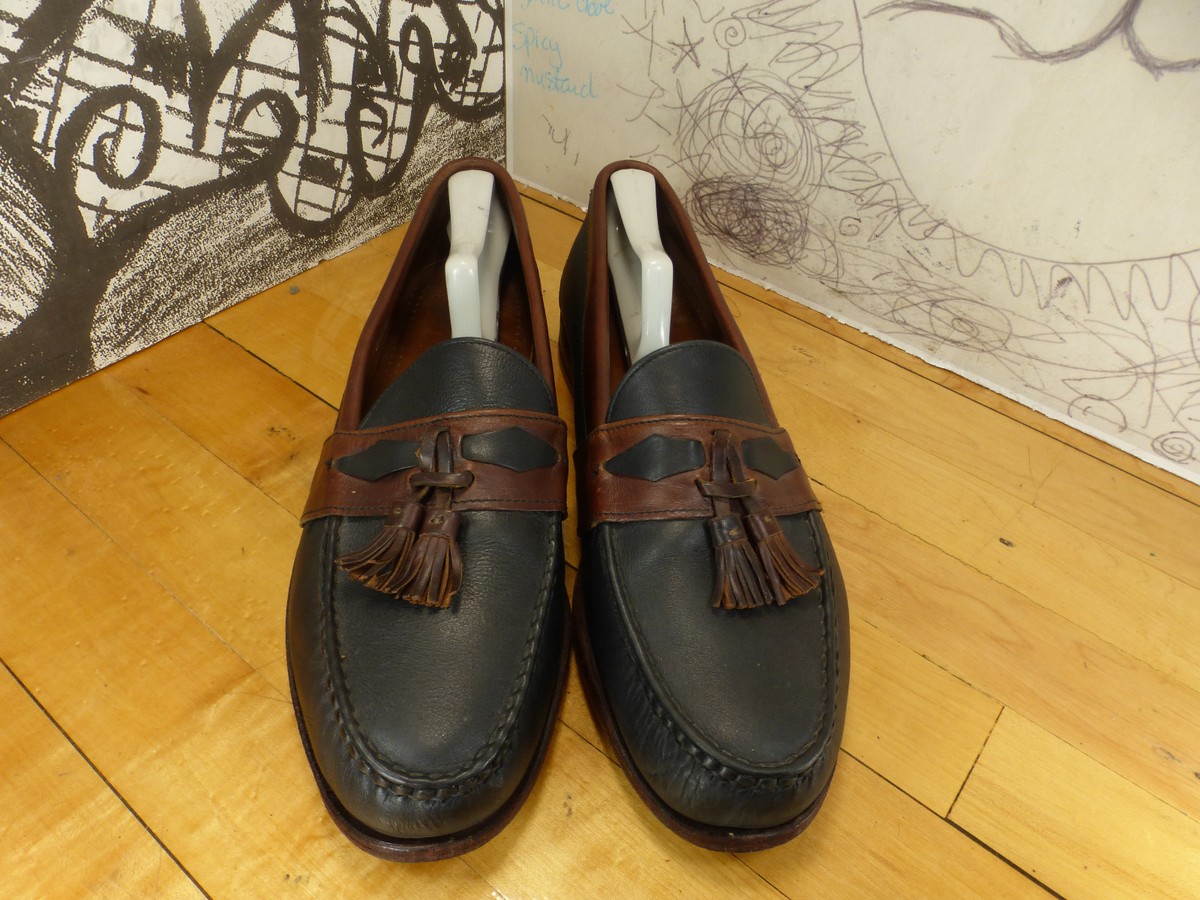 Allen Edmonds Ashford Tassel Loafers 13D Blue/Brown | eBay display picture 2